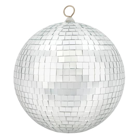Michaels, 8 Pack: 8" Silver Disco Ball by Celebrate It® – Category: Ceiling Decorations